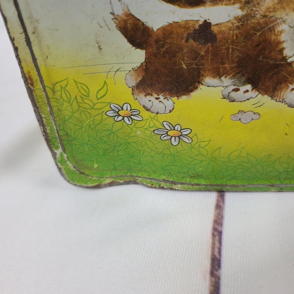 Vintage 1978 Wags 'N Whiskers Metal Lunch Box with ‎ NO Thermos - Picture 2 of 13